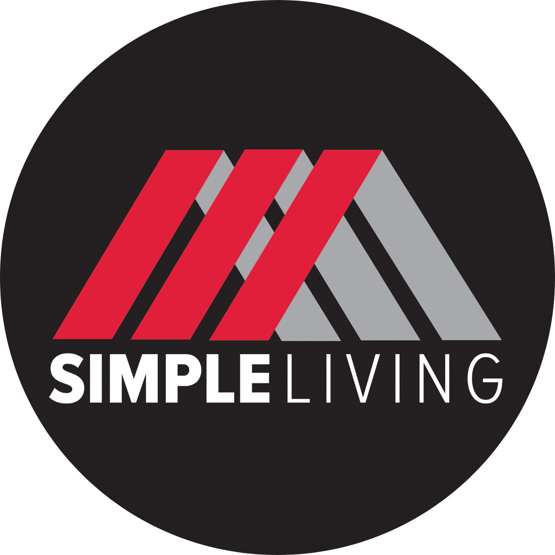 Simple Living Homes Black Logo Circle Simple Living Homes
